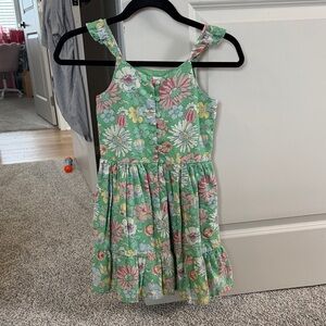 GAP Green Floral Kids Dress